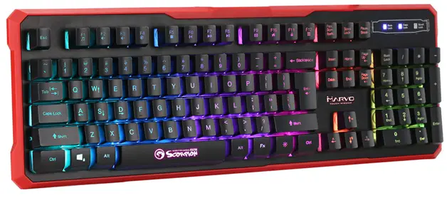MARVO K629G Wired RGB Backlit Membrane Keyboard