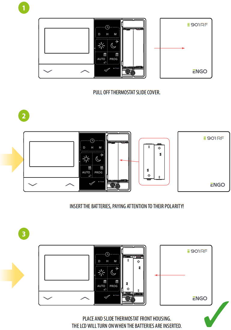 ENGO E901RF Wireless Controller - Before you start