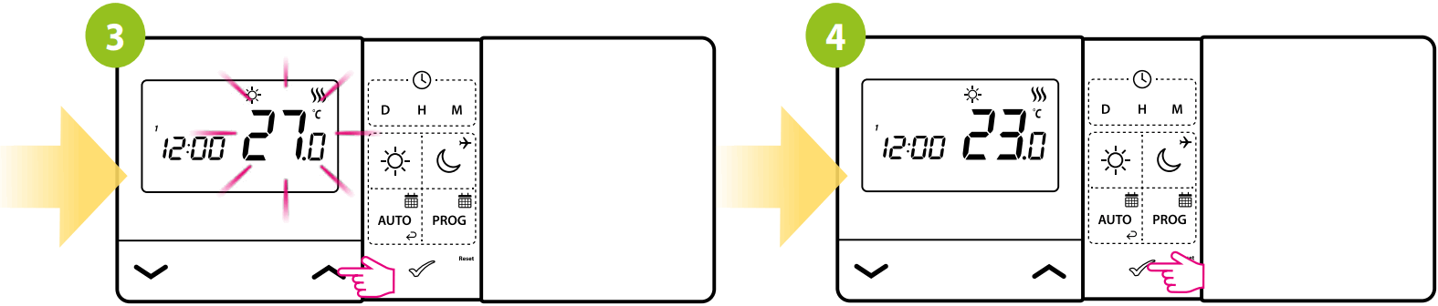 ENGO E901RF Wireless Controller - Comfort mode 1