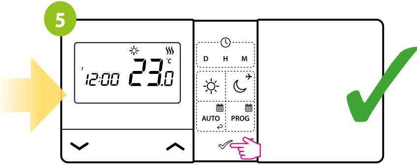 ENGO E901RF Wireless Controller - Comfort mode 2