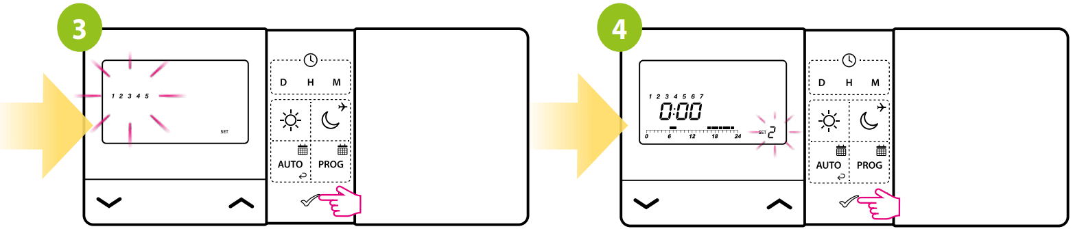 ENGO E901RF Wireless Controller - Default program settings 1