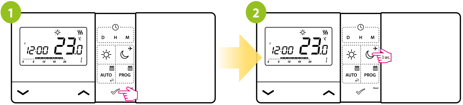 ENGO E901RF Wireless Controller - Holiday mode