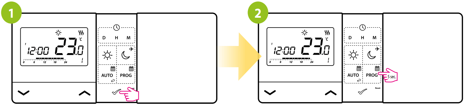 ENGO E901RF Wireless Controller - Switching between