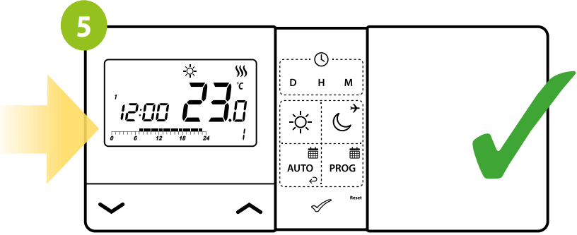 ENGO E901RF Wireless Controller - Temporary override mode 2