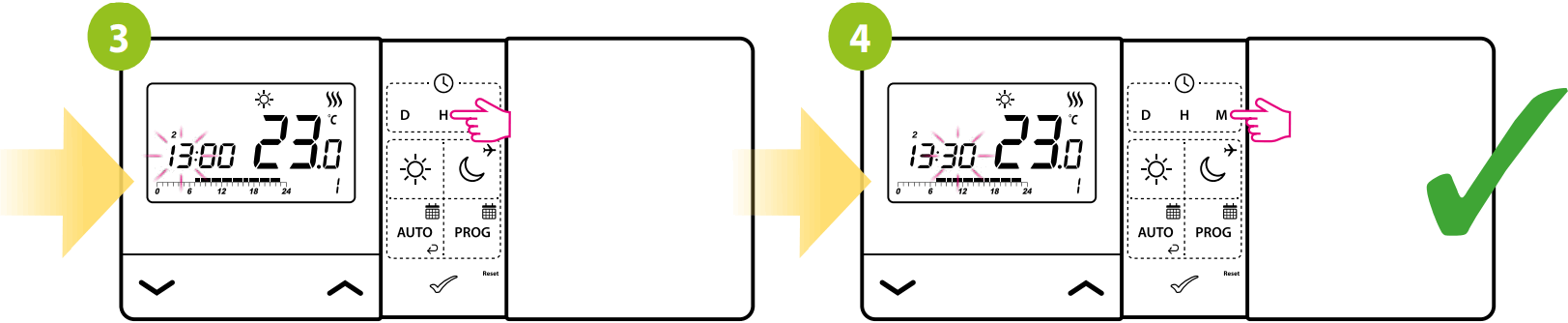 ENGO E901RF Wireless Controller - Time settings 1