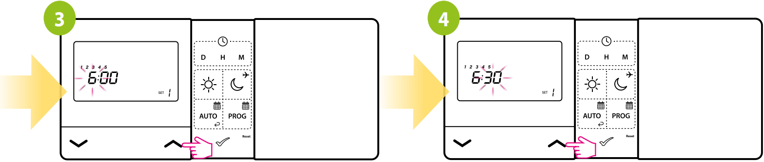 ENGO E901RF Wireless Controller - schedule programming 1