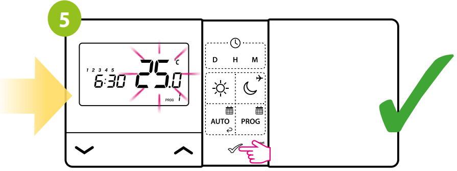 ENGO E901RF Wireless Controller - schedule programming 2