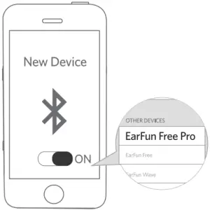 earfun TW301 - Connect to a new device - Option B - 3