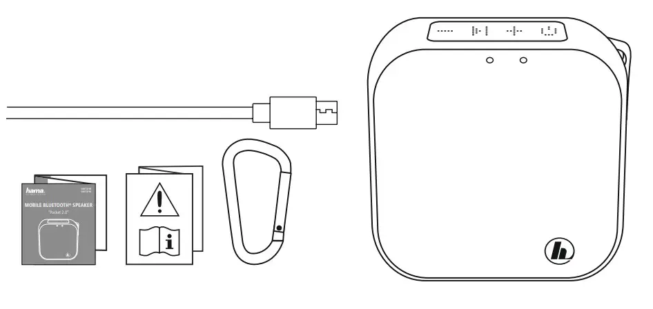hama 00173193 Mobile Bluetooth Speaker - . Package
