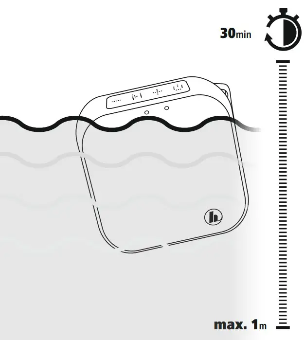 hama 00173193 Mobile Bluetooth Speaker - . Waterproof