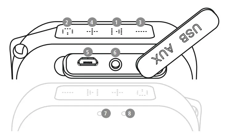 hama 00173193 Mobile Bluetooth Speaker - displays