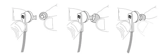 MEE audio N1 Bluetooth Wireless Neckband In-Ear Headphones SELECTING EARTIPS 1