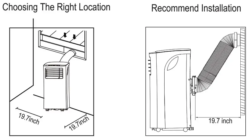 Keystone Portable Air Conditioner - Your installation
