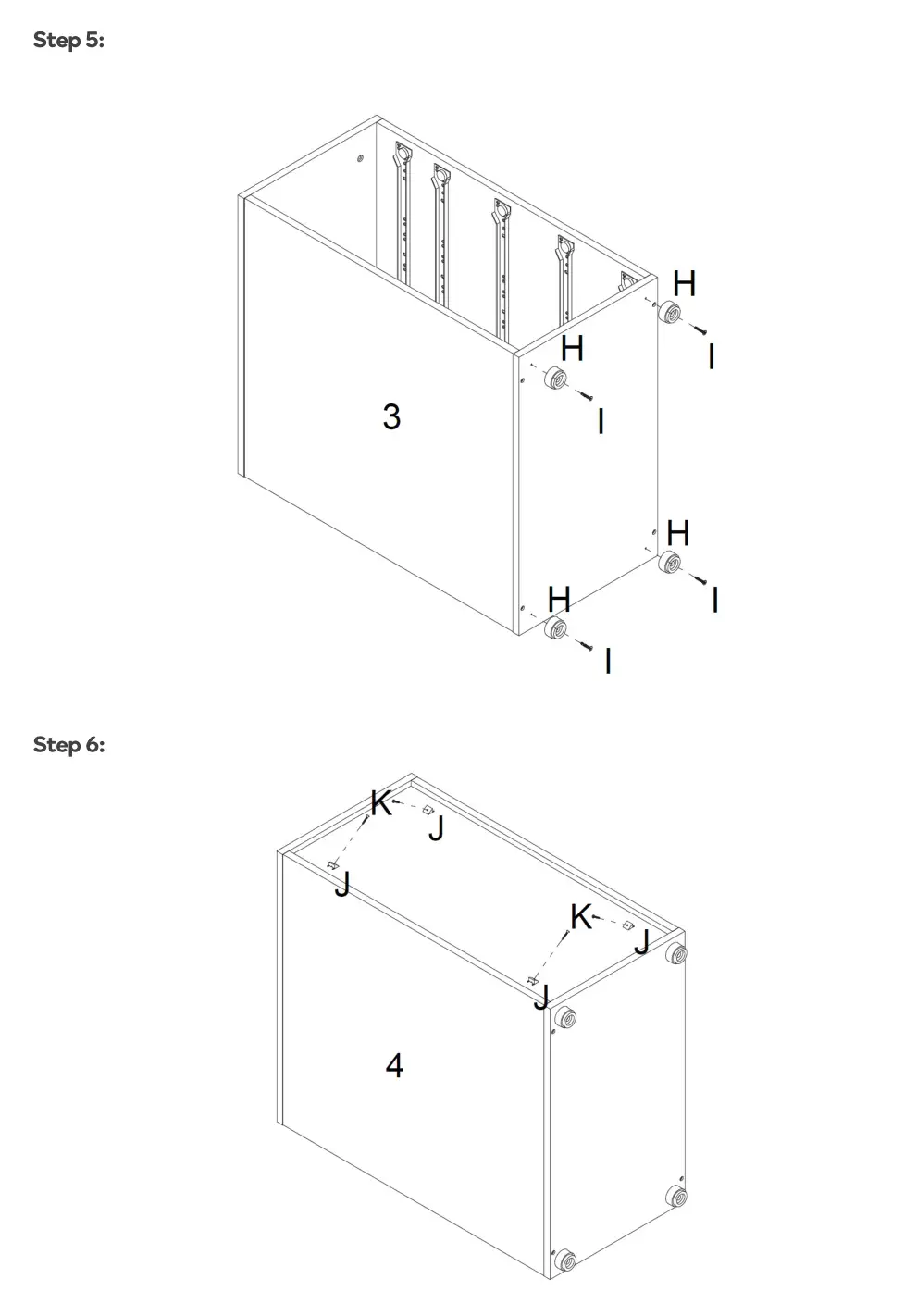 Kogan Ovela William Filing Cabinet Desk - ASSEMBLY 3