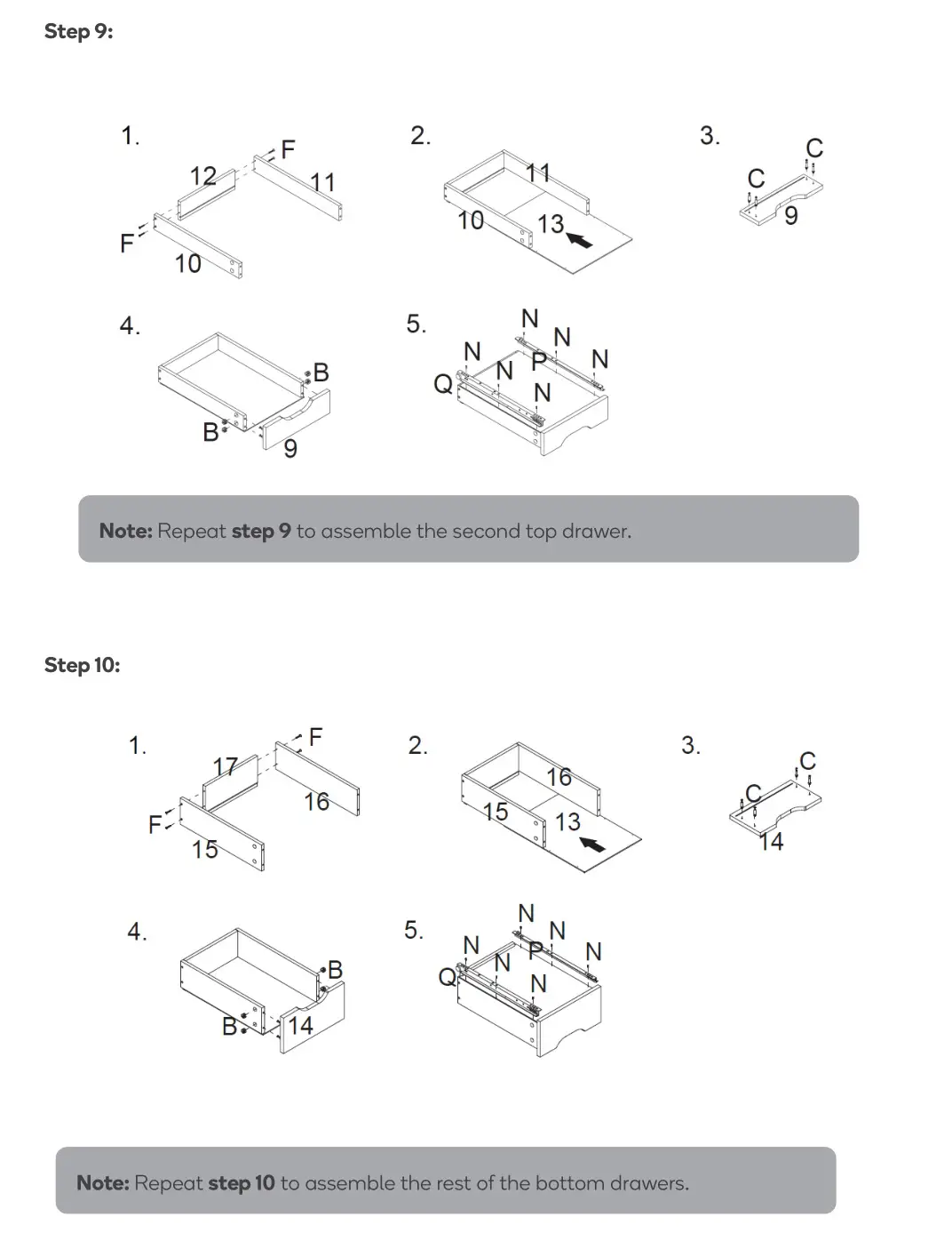 Kogan Ovela William Filing Cabinet Desk - ASSEMBLY 5