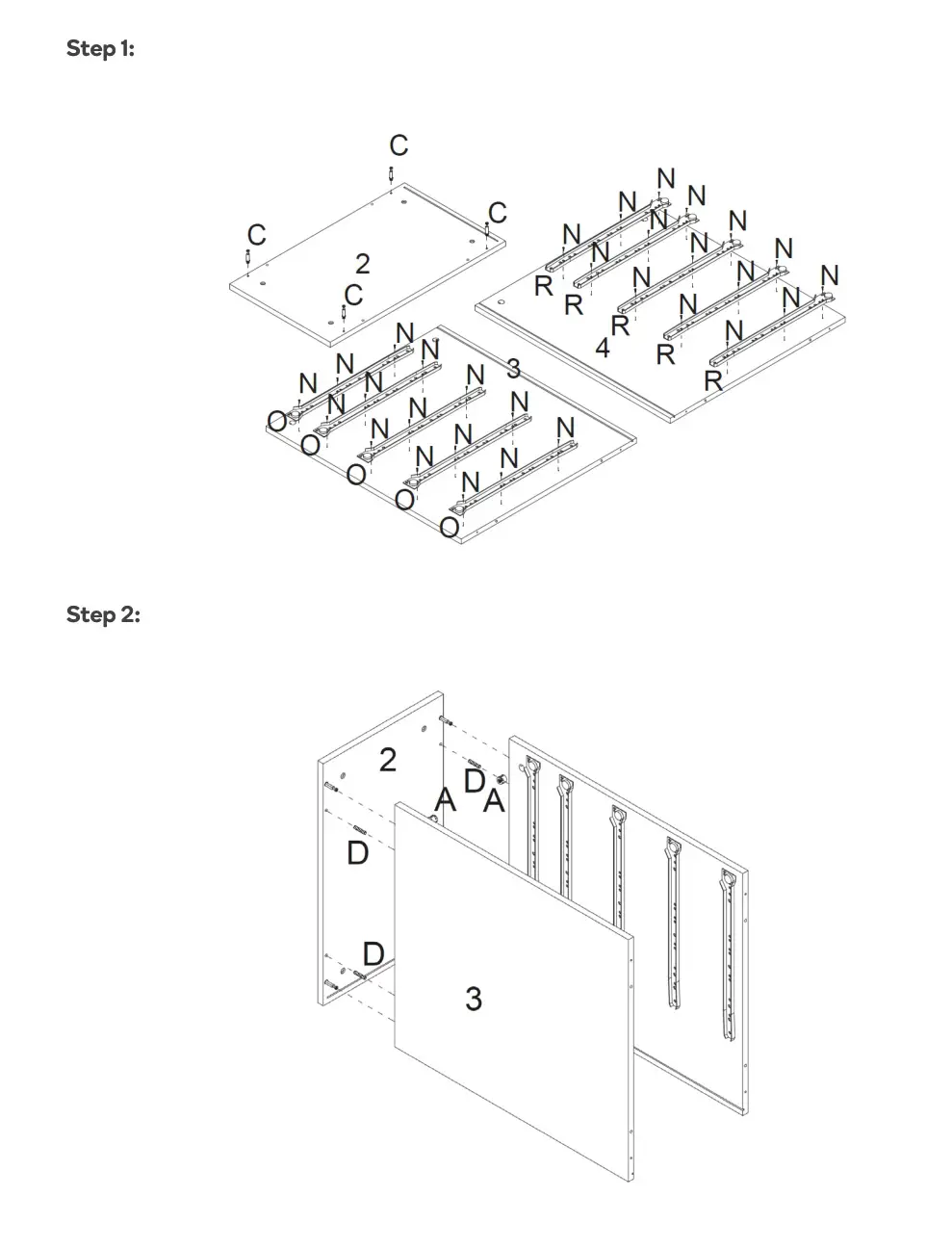 Kogan Ovela William Filing Cabinet Desk - ASSEMBLY