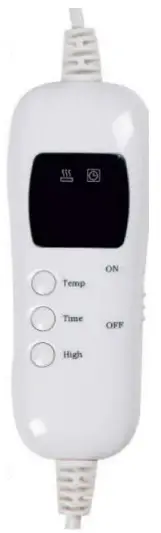 Kogan Washable Plush Electric Throw Blanket-Controller