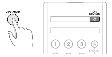 INSIGNIA NS-STR514 Stereo Receiver - ON - STANDBY