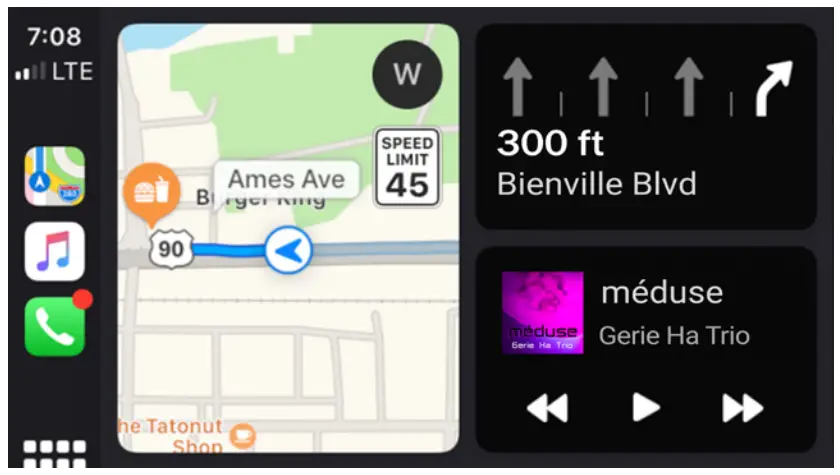 Dual DMCPA11BT Media Receiver with Android Auto and CarPlay - Apple CarPlay Operation