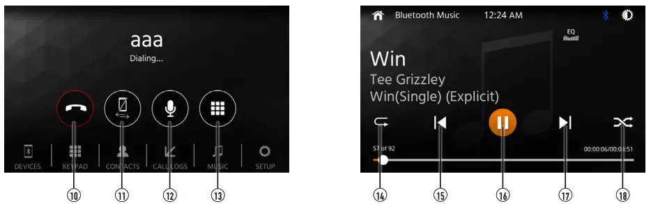 Dual DMCPA11BT Media Receiver with Android Auto and CarPlay - Bluetooth Operation