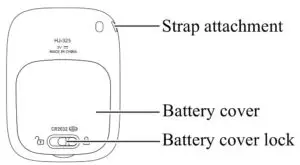 Back of the main unit