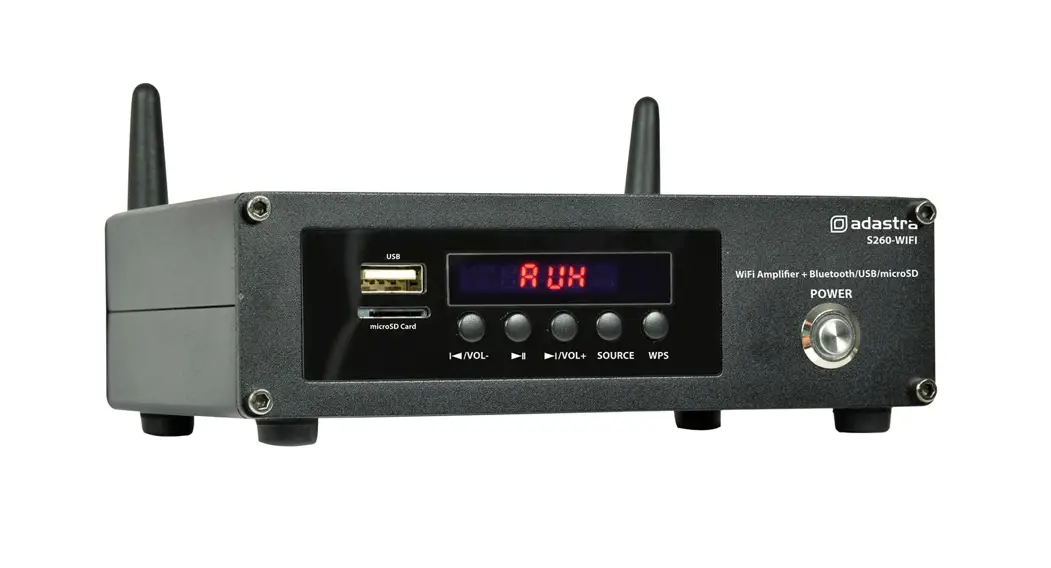 Adastra S260-wifi Internet Streaming Amplifier User Manual