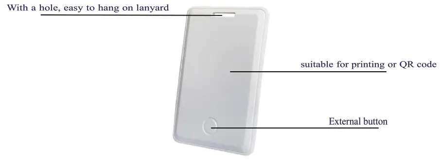 Abc Technology PC045N Credit Card Size Beacon- Product Details