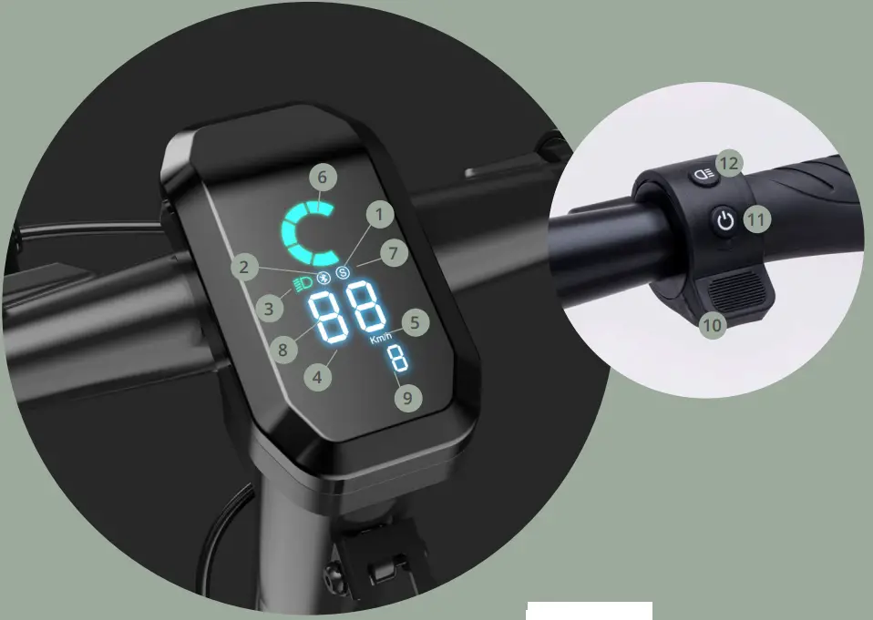 VMAX 110 52604 VX4 Electric Scooter - Brake 2