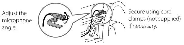 KENWOOD Receiver - Connect the microphone