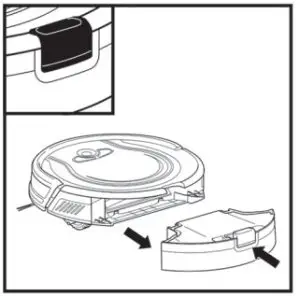 Shark AV751 ION Robot Vacuum Cleaner - botton