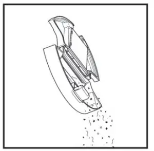 Shark AV751 ION Robot Vacuum Cleaner - debris