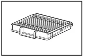 Shark AV751 ION Robot Vacuum Cleaner - filter