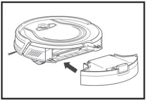 Shark AV751 ION Robot Vacuum Cleaner - reinsert