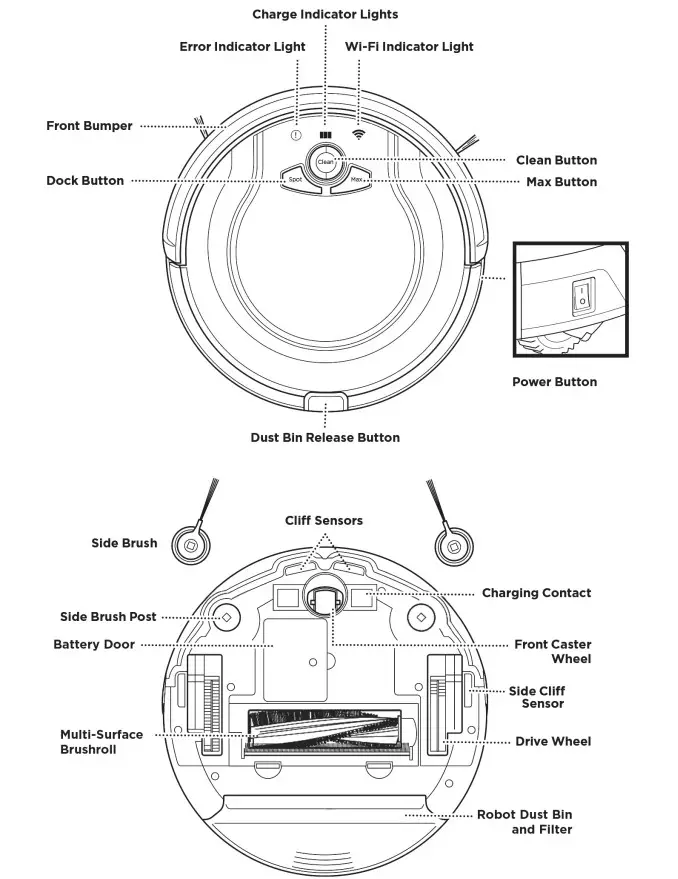 Shark AV751 ION Robot Vacuum Cleaner - robot