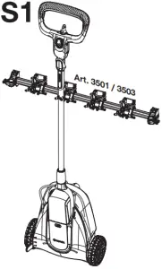GARDENA 14620 HandyMower Rotary Lawnmower S1