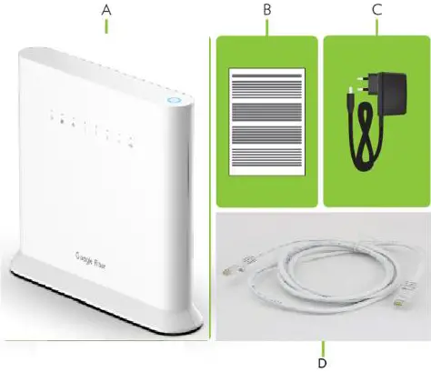 technicolor EWA1230 Dual Band Wi-Fi 6 Ethernet Gateway FIG 1