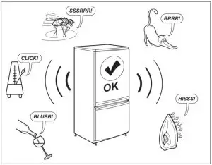 IKEA 604.963.71 ISANDE Fridge Freezer - Noises