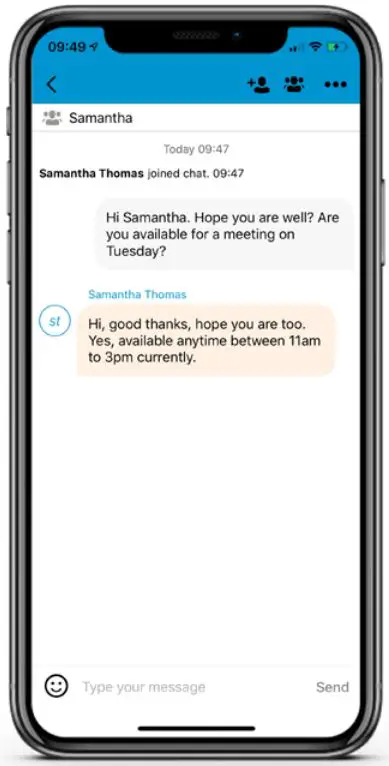 HiHi CONNECT App User Guide - INSTANT MESSAGING