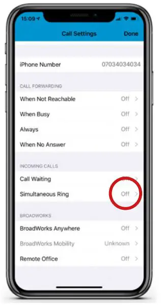 HiHi CONNECT App User Guide - Simultaneous Ring