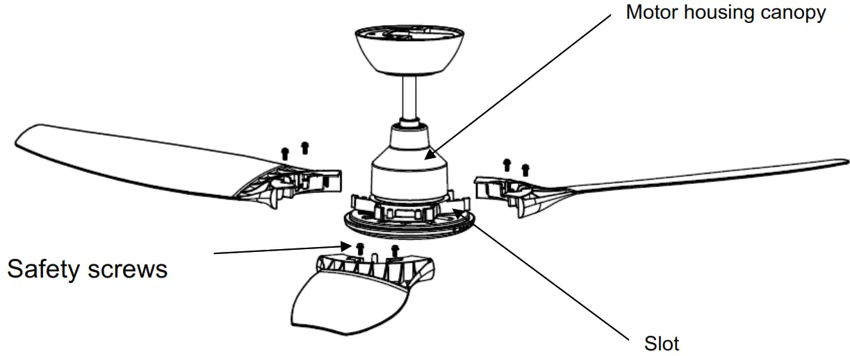 ventair SKY903WH DC Ceiling Fan with 20W Tri Colour LED Light and Remote - upwardks