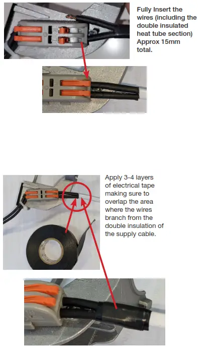 ventair SKY903WH DC Ceiling Fan with 20W Tri Colour LED Light and Remote - terminal