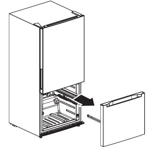 Bottom mount freezer 1
