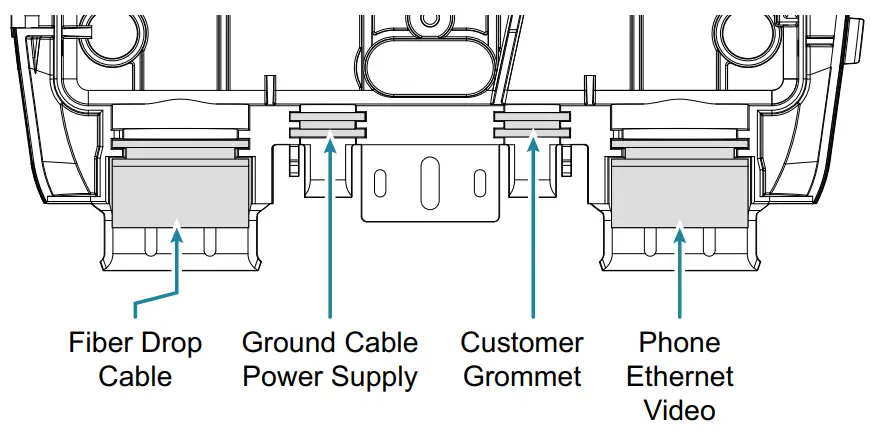 ADTRAn GPON TA352 Exterior Wall Mount ONT - FIG 1