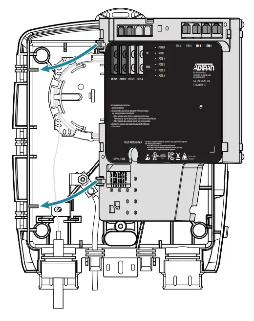 ADTRAn GPON TA352 Exterior Wall Mount ONT - FIG 5