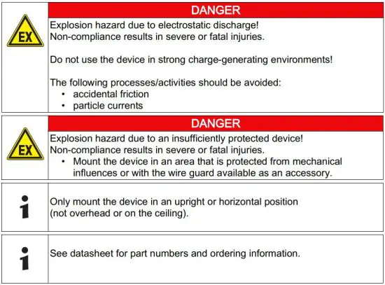 FIG 14 Mounting or dismounting, operating position