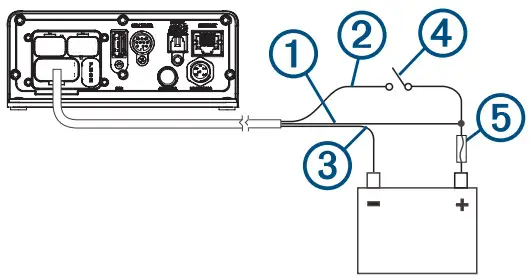 FUSION MS WB670 Apollo Marine Entertainment Hideaway System - Connecting to Powe 1