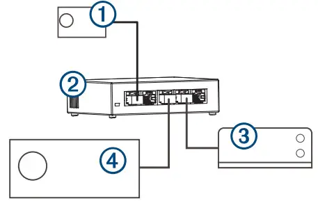 FUSION MS WB670 Apollo Marine Entertainment Hideaway System -Switch or Router