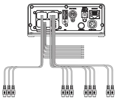 FUSION MS WB670 Apollo Marine Entertainment Hideaway System - Wiring Harness