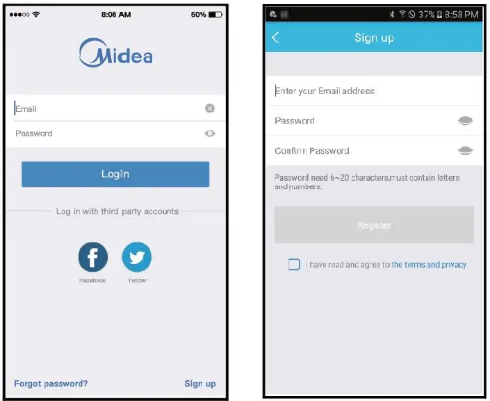 Midea MDNA21 Smart Kit with 802.11b-g-n and Bluetooth Low Energy product