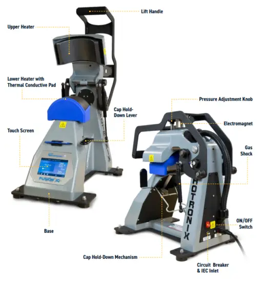 STAHLS Hotronix 360 IQ Hat Press - 1